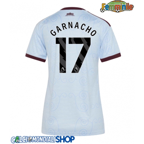 Maglie da calcio Aston Villa Alejandro Garnacho #17 Terza Maglia Femminile 2026-27 Manica Corta